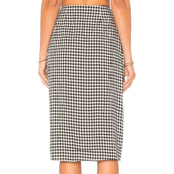 Privacy Please | Burbank Skirt in Black Gingham - Picture 3 of 8
